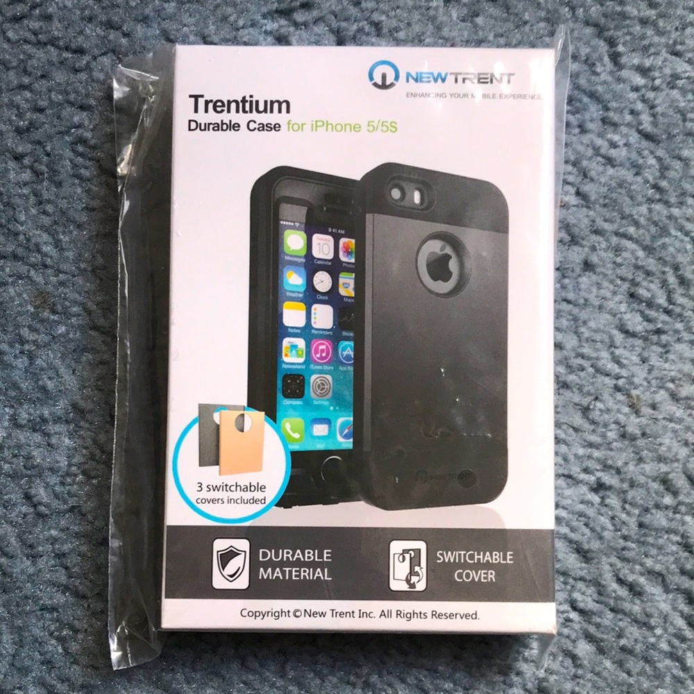 New! iPhone 5/5S Trentium Durable Case